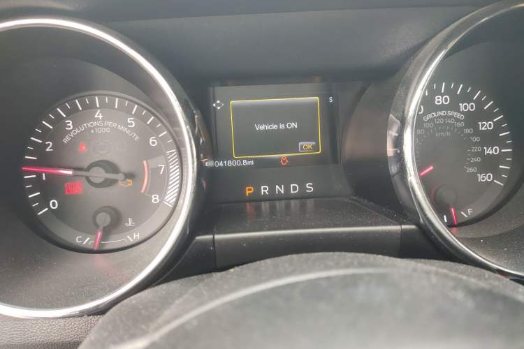 Used Ford Mustang  Odometer Close Up
