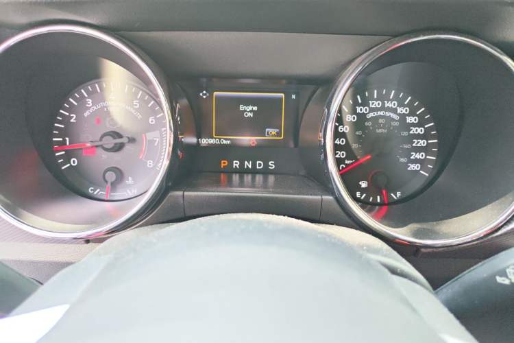Used Ford Mustang  Odometer Close Up