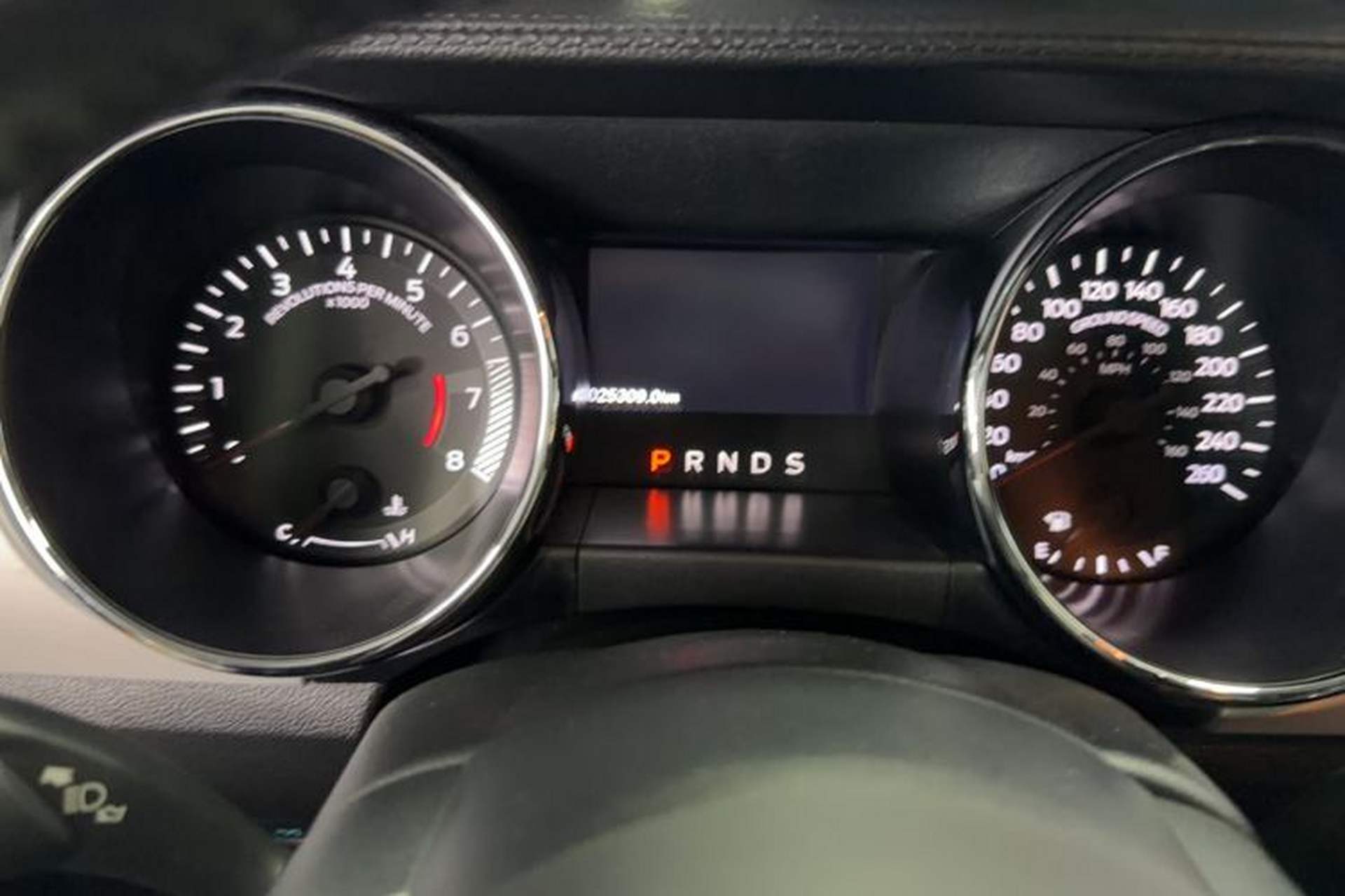Used Ford Mustang 2016 2.3T Performance Edition Odometer Close Up