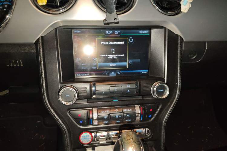 Used Ford Mustang 2016 2.3T Performance Edition Audio And AC Panel