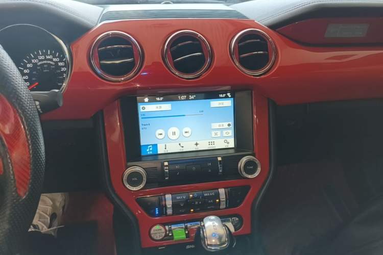 Used Ford Mustang 2016 2.3T Performance Edition Audio And AC Panel