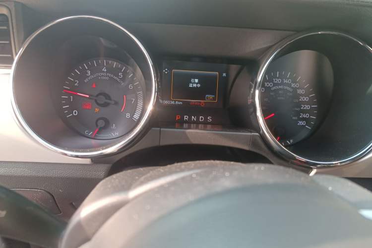 Used Ford Mustang 2016 2.3T Performance Edition Odometer Close Up