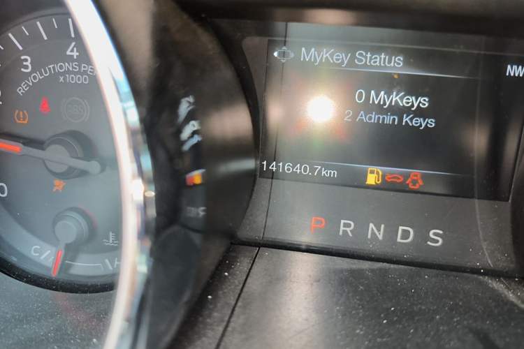 Used Ford Mustang  Odometer Close Up