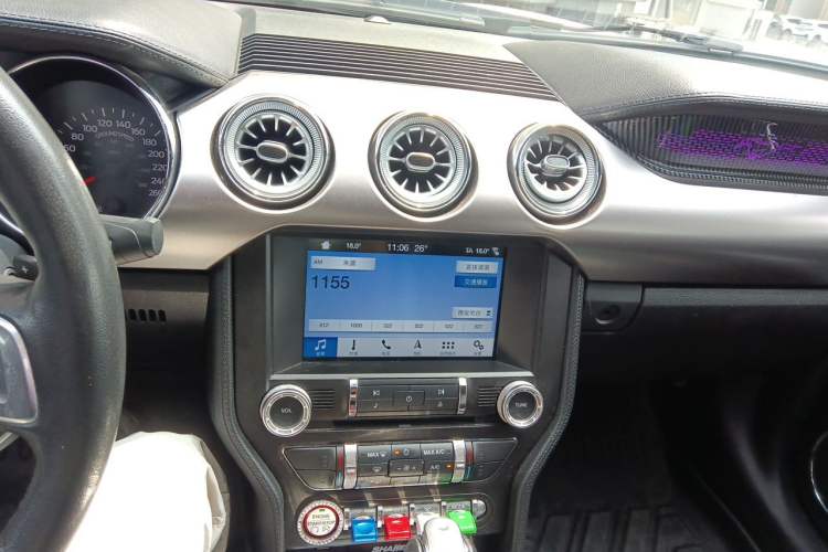 Used Ford Mustang 2017 2.3T Performance Edition Audio And AC Panel