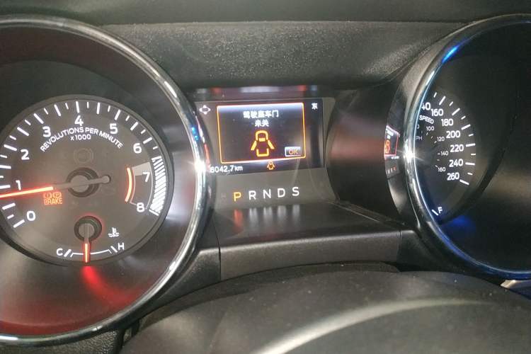 Used Ford Mustang 2017 2.3T Performance Edition Odometer Close Up