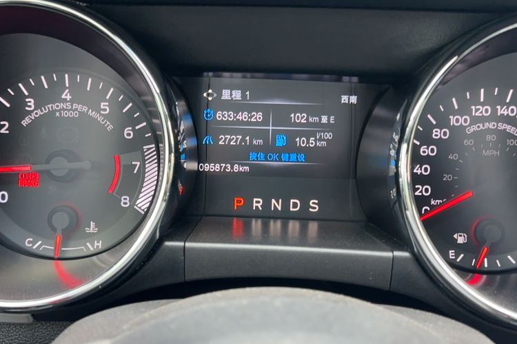 Used Ford Mustang 2017 2.3T Performance Edition Odometer Close Up