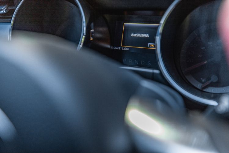 Used Ford Mustang 2017 2.3T Performance Edition Odometer Close Up