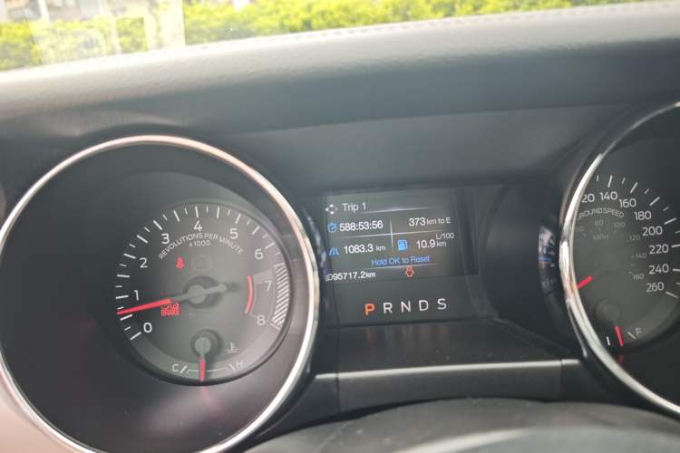 Used Ford Mustang 2017 2.3T Performance Edition Odometer Close Up