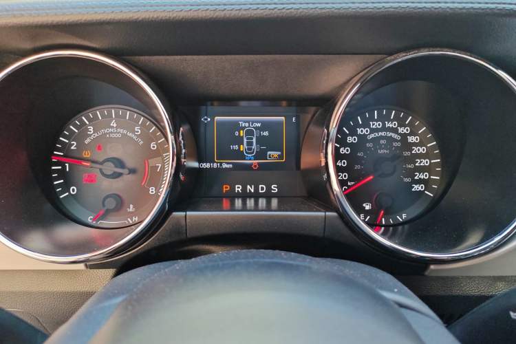 Used Ford Mustang 2017 2.3T Performance Edition Odometer Close Up