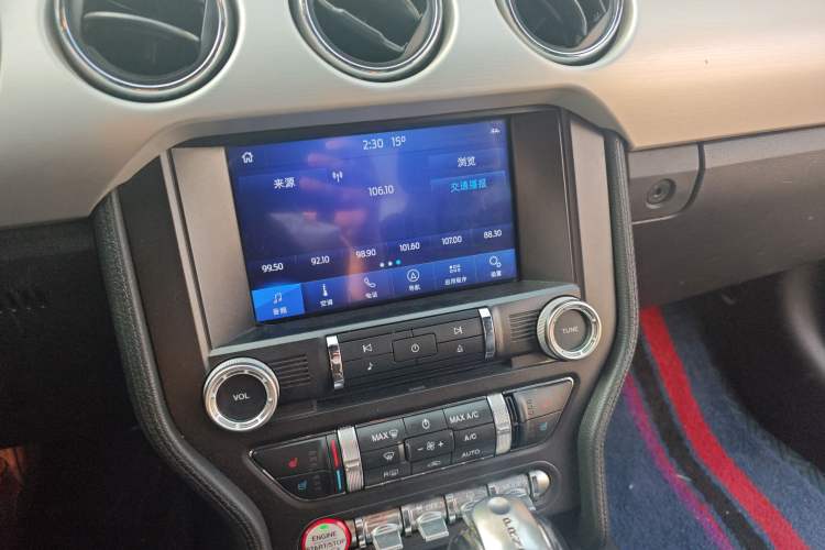 Used Ford Mustang 2017 2.3T Performance Edition Audio And AC Panel