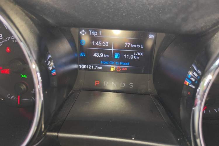Used Ford Mustang 2017 2.3T Performance Edition Odometer Close Up