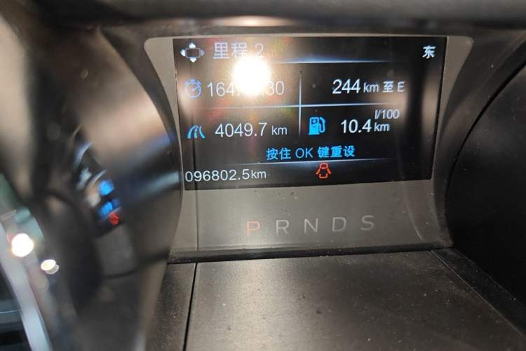 Used Ford Mustang 2017 2.3T Performance Edition Odometer Close Up