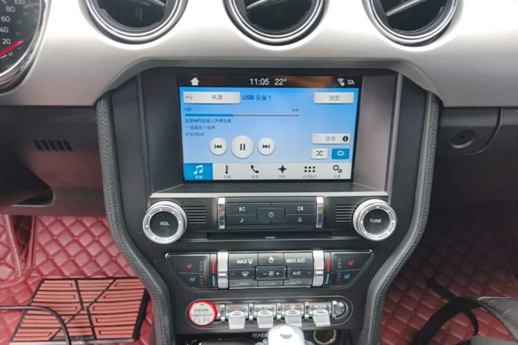 Used Ford Mustang 2017 2.3T Performance Edition Audio And AC Panel