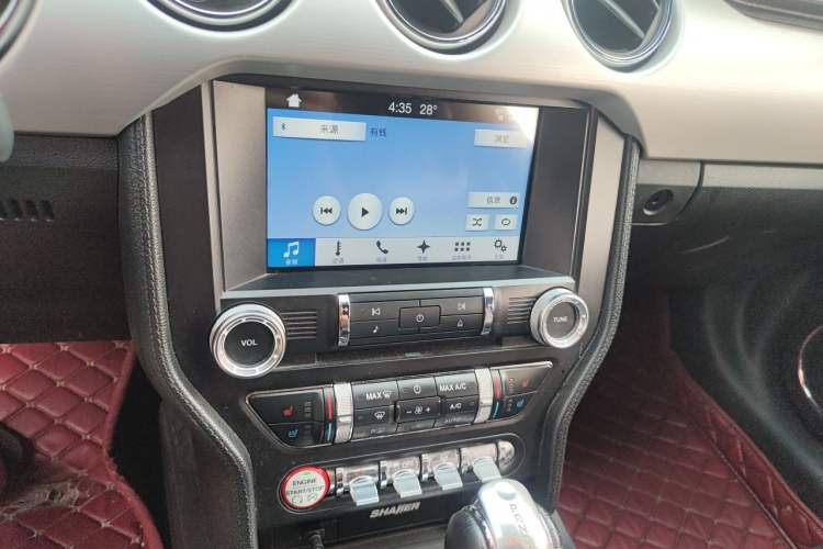 Used Ford Mustang 2017 2.3T Performance Edition Audio And AC Panel