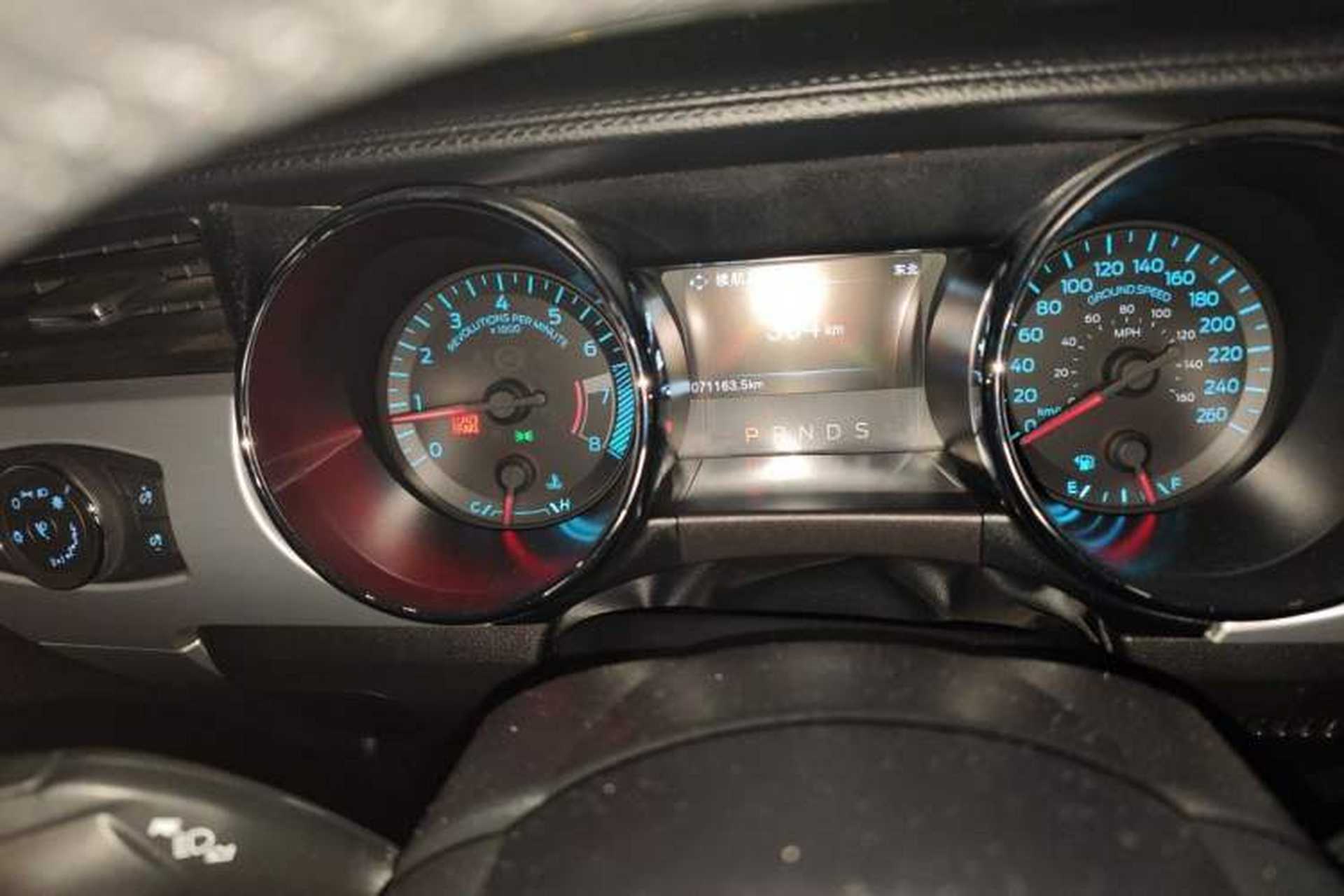 Used Ford Mustang 2017 2.3T Performance Edition Odometer Close Up