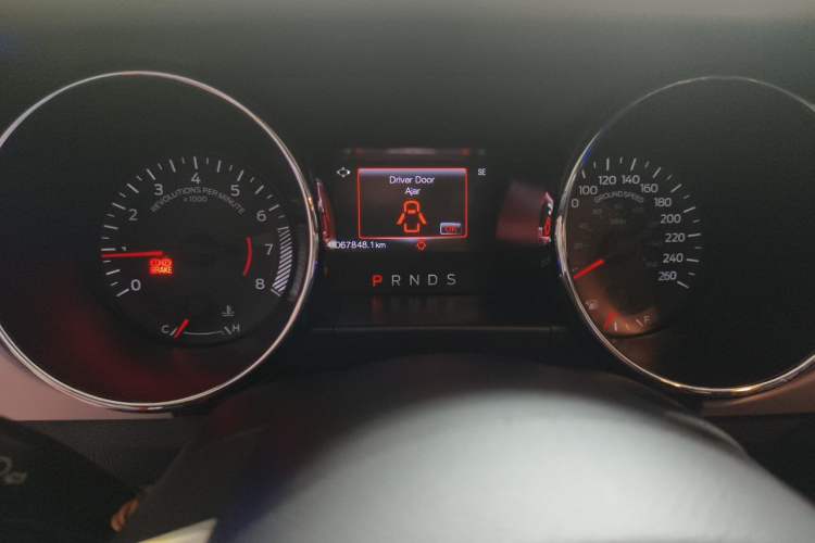 Used Ford Mustang  Odometer Close Up