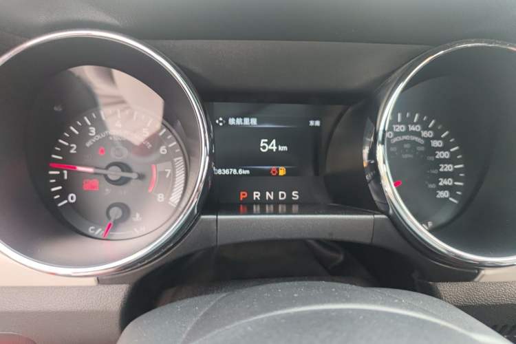 Used Ford Mustang 2017 2.3T Performance Edition Odometer Close Up