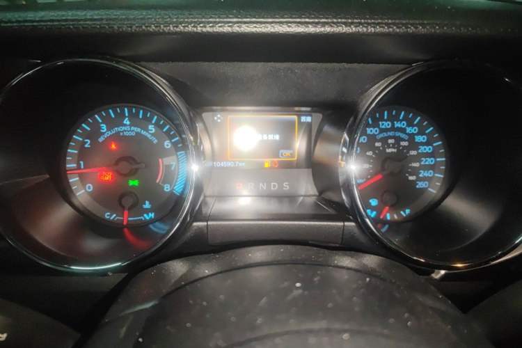 Used Ford Mustang 2017 2.3T Performance Edition Odometer Close Up