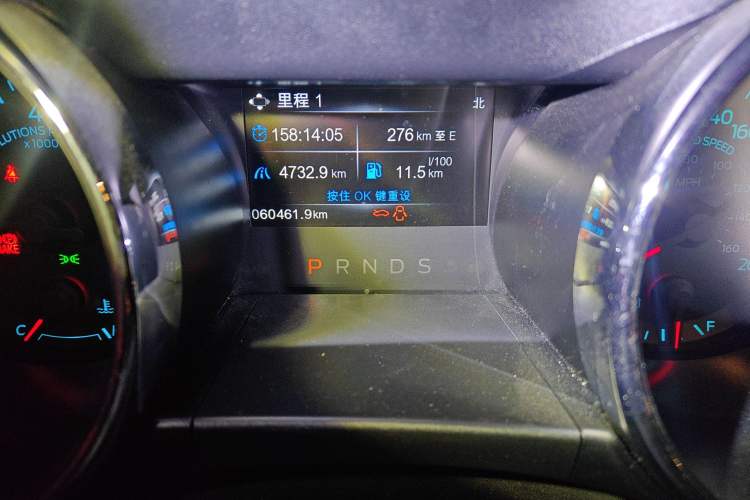 Used Ford Mustang 2017 2.3T Performance Edition Odometer Close Up