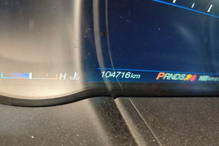 Used Ford Mustang 2018 2.3L EcoBoost Odometer Close Up