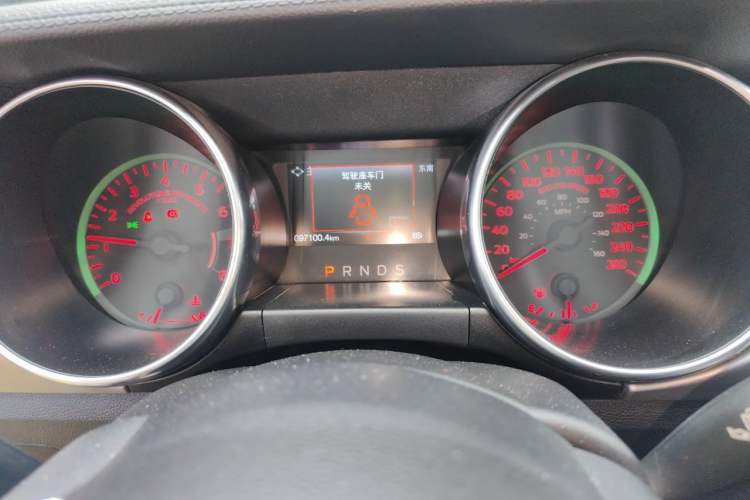 Used Ford Mustang  Odometer Close Up