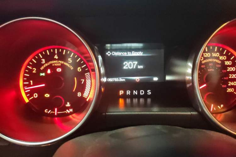 Used Ford Mustang 2018 2.3T Automatic Hardtop Standard Trim U.S. Specification Odometer Close Up