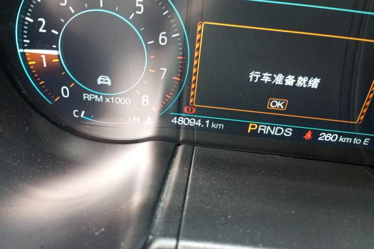 Used Ford Mustang 2018 2.3L EcoBoost Odometer Close Up