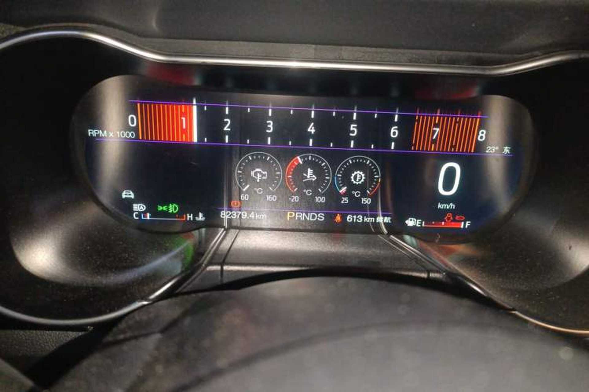 Used Ford Mustang 2018 2.3L EcoBoost Odometer Close Up