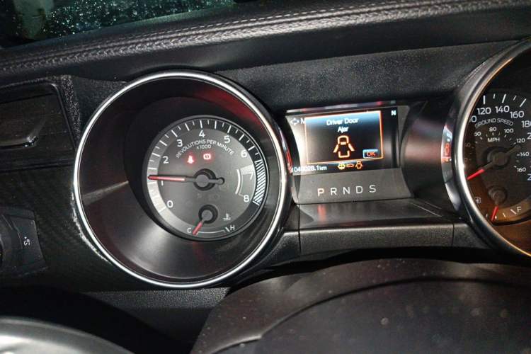 Used Ford Mustang 2018 2.3T Automatic Hardtop Standard Trim U.S. Specification Odometer Close Up