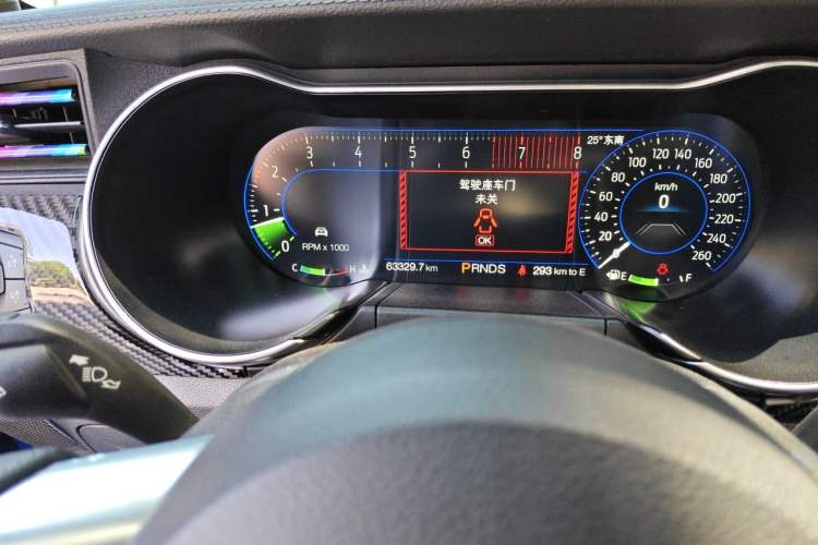 Used Ford Mustang 2018 2.3L EcoBoost Odometer Close Up
