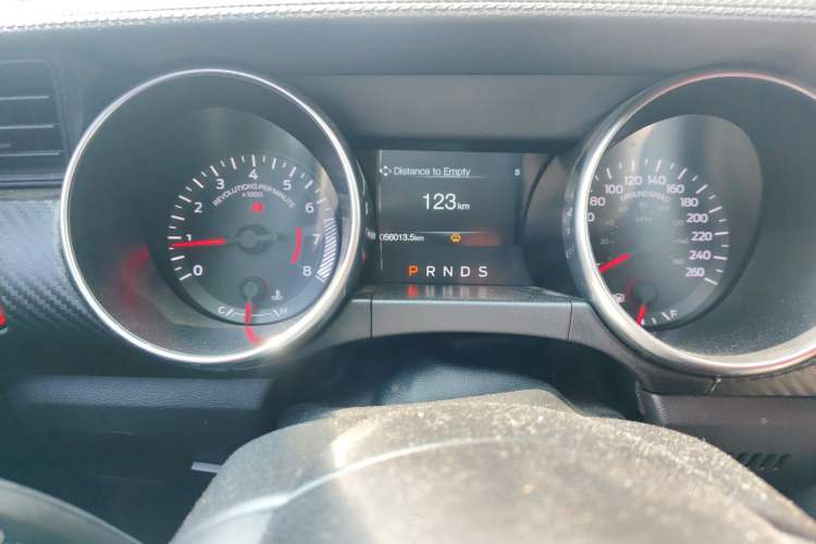 Used Ford Mustang  Odometer Close Up