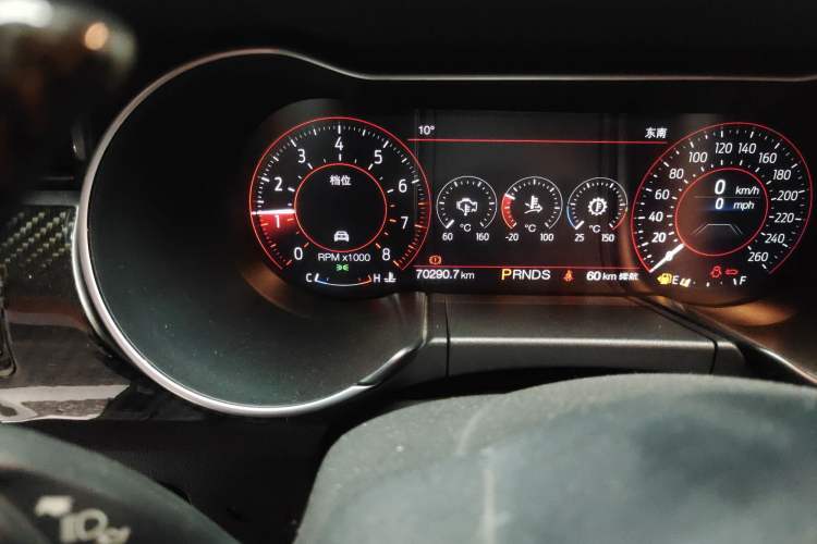 Used Ford Mustang 2018 2.3L EcoBoost Odometer Close Up