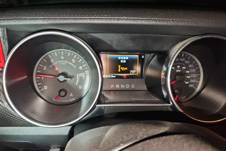 Used Ford Mustang  Odometer Close Up