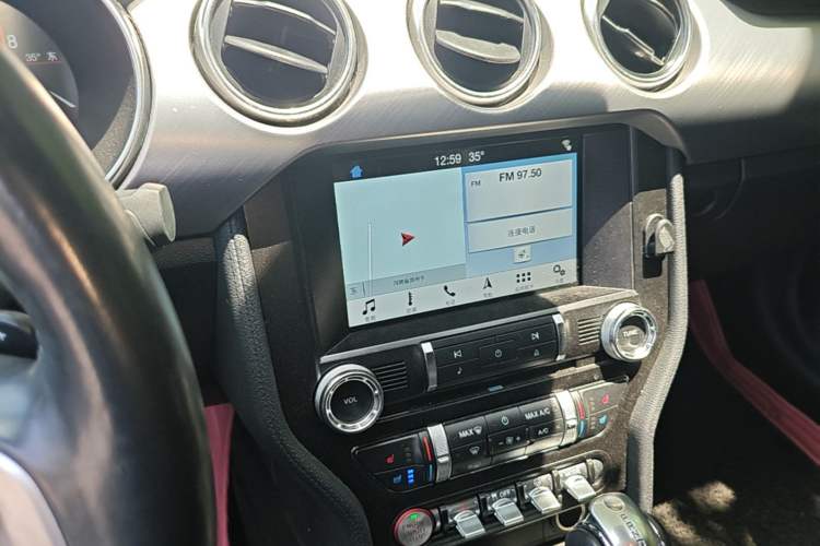 Used Ford Mustang 2018 2.3L EcoBoost Audio And AC Panel