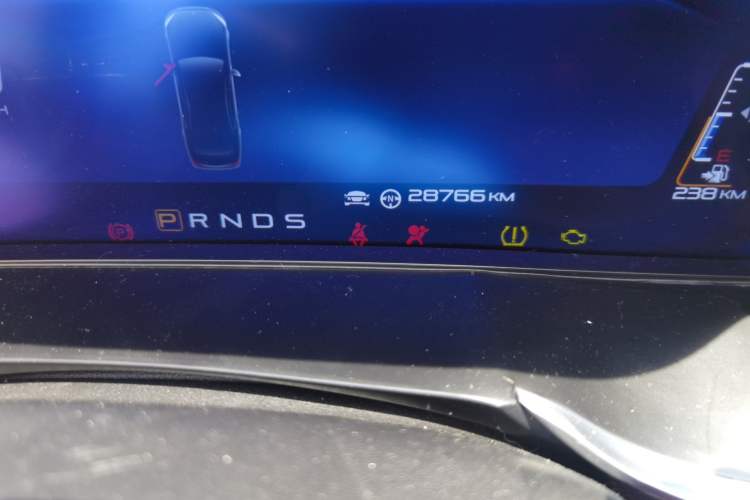 Used Ford Mustang  Odometer Close Up