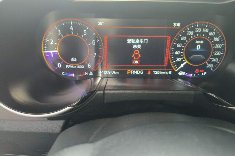 Used Ford Mustang 2018 2.3L EcoBoost Odometer Close Up