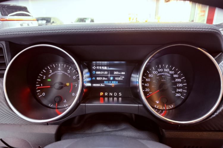 Used Ford Mustang 2018 2.3T Automatic Hardtop Standard Trim U.S. Specification Odometer Close Up