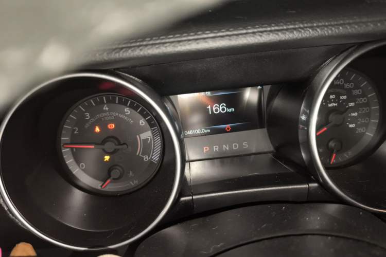 Used Ford Mustang 2018 2.3T Automatic Hardtop Standard Trim U.S. Specification Odometer Close Up