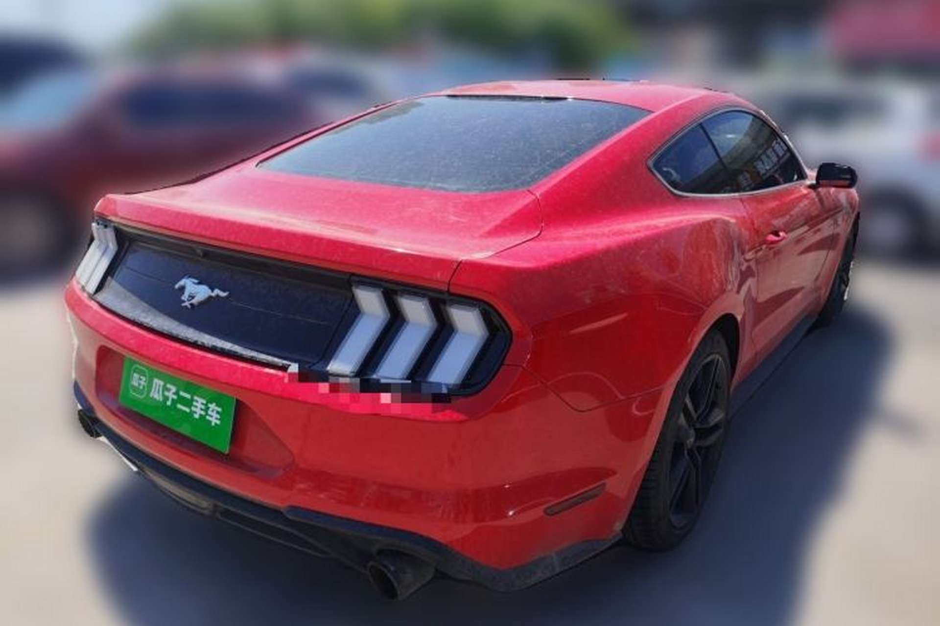 Used Ford Mustang 2018 2.3T Automatic EcoBoost Hardtop U.S. Specification Rear Right 45 Deg