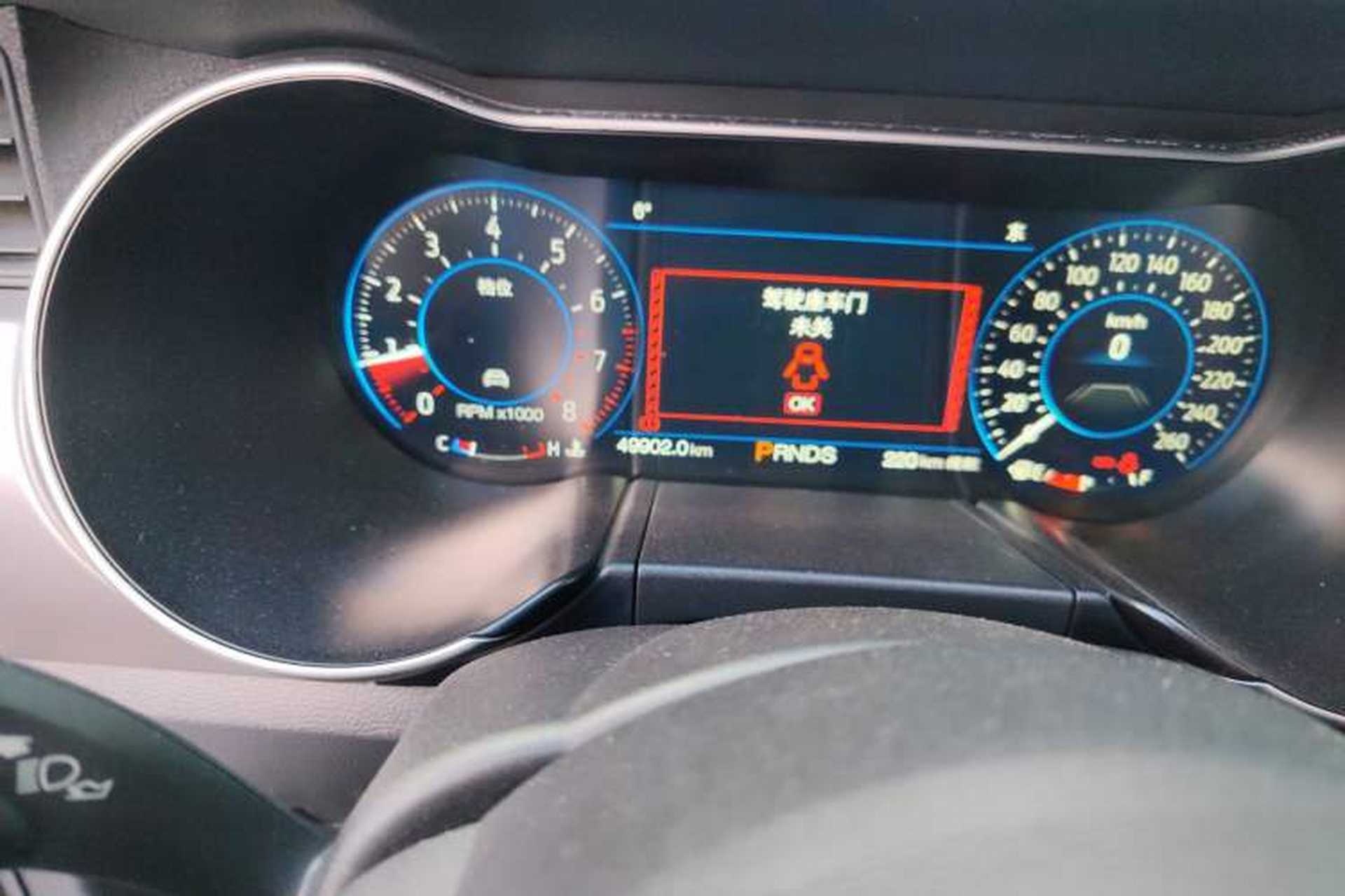 Used Ford Mustang 2018 2.3L EcoBoost Odometer Close Up