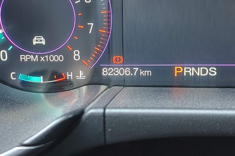 Used Ford Mustang 2018 2.3L EcoBoost Odometer Close Up