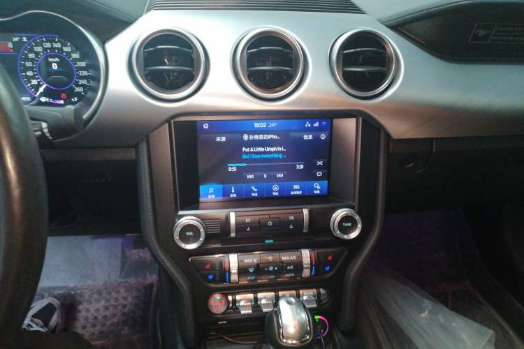 Used Ford Mustang 2019 2.3L EcoBoost Dark Knight Sport Edition Audio And AC Panel