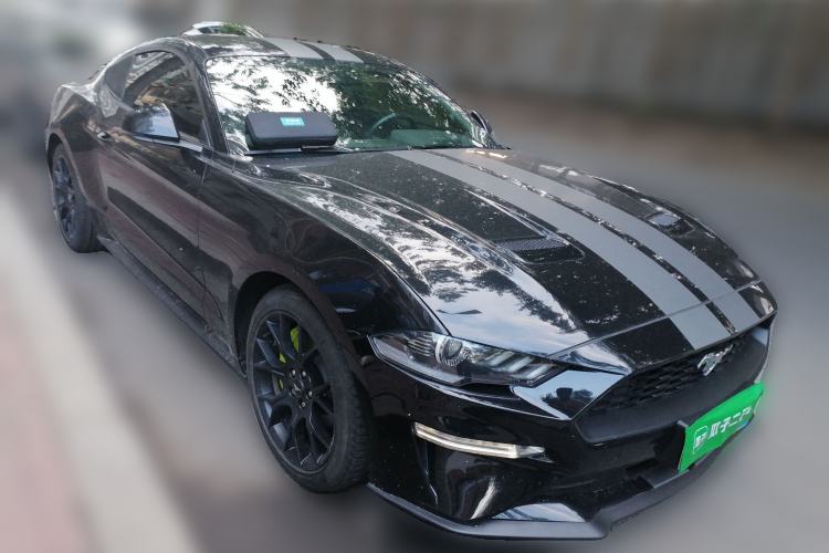 Used Ford Mustang 2019 2.3L EcoBoost Dark Knight Sport Edition Front Right 45 Deg