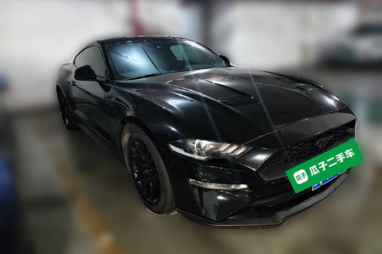 Used Ford Mustang 2019 2.3L EcoBoost Dark Knight Sport Edition Front Right 45 Deg