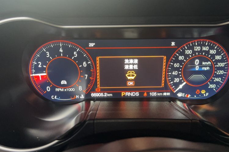 Used Ford Mustang 2019 2.3L EcoBoost Odometer Close Up