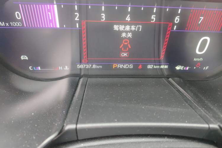Used Ford Mustang 2019 2.3L EcoBoost Odometer Close Up