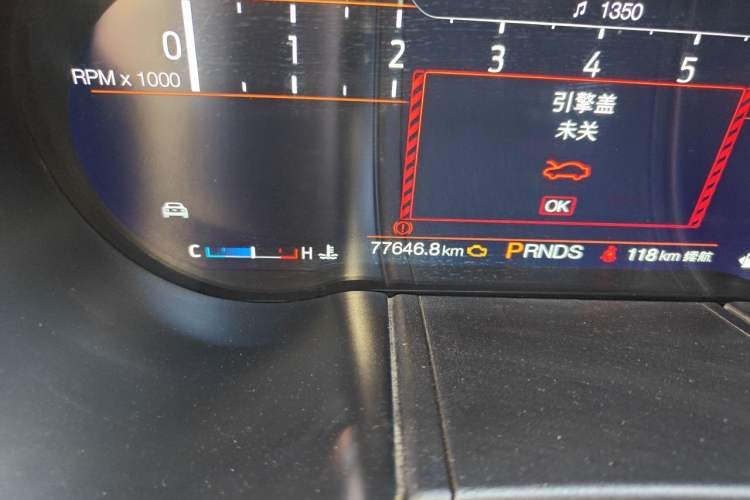 Used Ford Mustang 2019 2.3L EcoBoost Odometer Close Up