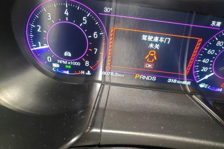 Used Ford Mustang 2019 2.3L EcoBoost Odometer Close Up