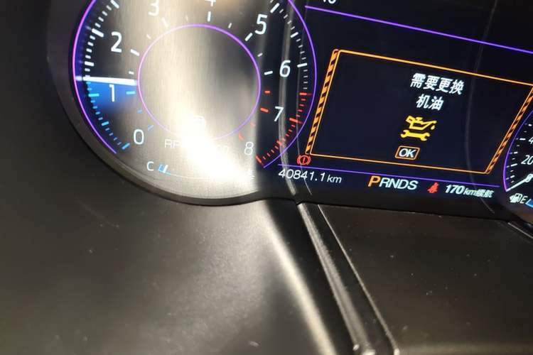 Used Ford Mustang 2019 2.3L EcoBoost Dark Knight Sport Edition Odometer Close Up