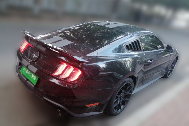 Used Ford Mustang 2019 2.3L EcoBoost Dark Knight Sport Edition Rear Right 45 Deg